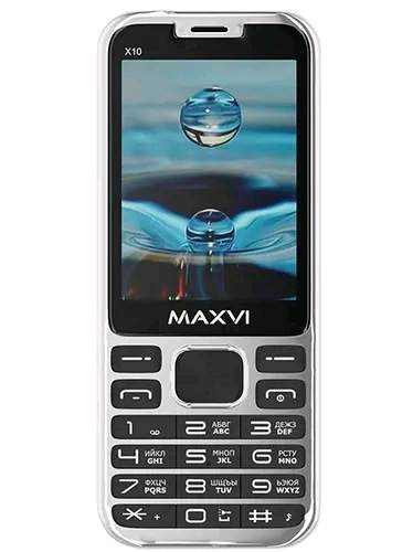 Maxvi X10 metallic silver Телефон мобильный