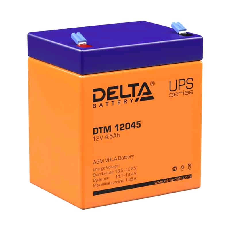 Delta DTM 12045 12В 4.5Ач Батарея