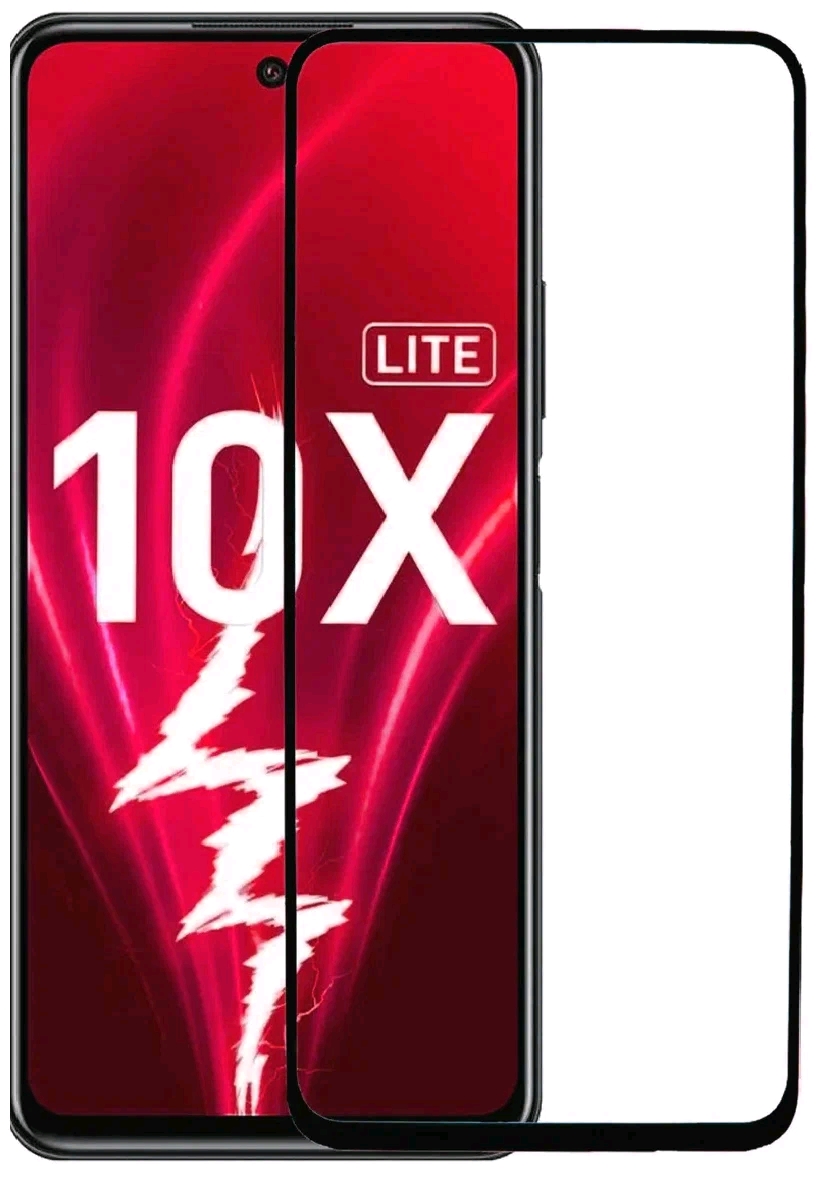Full Glue Honor 10X Lite/PSmart тех пак Защитное стекло