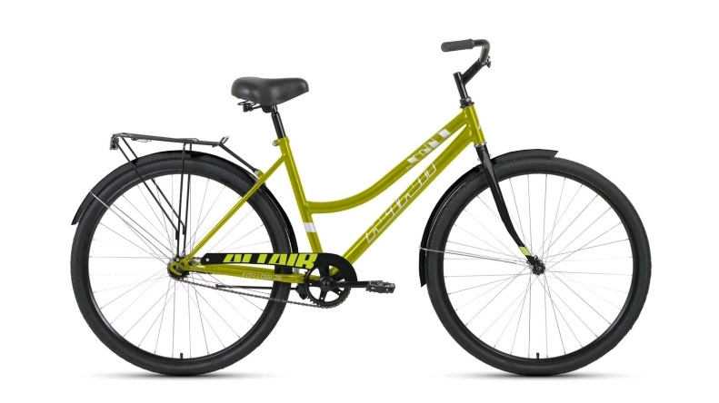28 ALTAIR CITY 28 low (28" 1 ск. рост. 19") 2022, зеленый/черный, RBK22AL28023 Велосипед велосипед