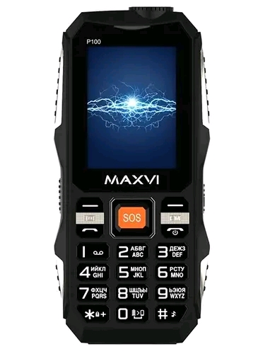 Maxvi P100 black Телефон мобильный