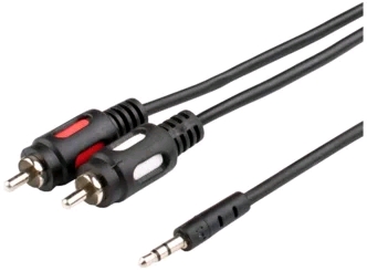 Видеокабели и переходники Аудиокабель (3.5mm Jack M - 2xRCA M) 1 м Belsis BL1066 BL1066 от магазина Zakaz43