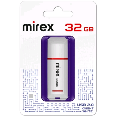 Флэш память USB 32GB Mirex Knight Белый (13600-FMUKWH32) 13600-FMUKWH32 от магазина Zakaz43