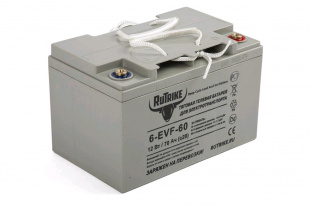 Rutrike 6-EVF-60 (12V60A/H C3) Аккумулятор
