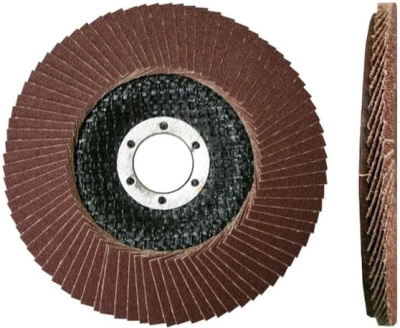 Круги лепестковые Лепестковый круг торцевой "125х22  Р120" (Луга) 4345  от магазина Zakaz43