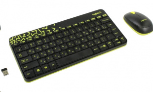 Logitech MK240 Nano Black Wireless (920-008213) Клавиатура+мышь