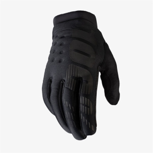 100% Brisker Glove (Black/Grey, S, 2021 (10016-057-10)) мотоперчатки
