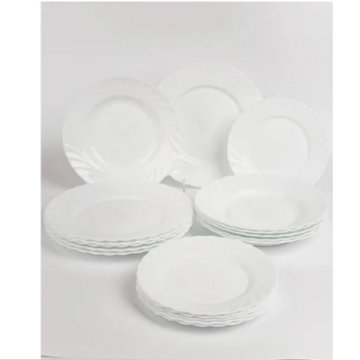 Сервиз столовый Набор столовый Pars Opal 18пр ЭЛЕГАНТНОСТЬ-БЕЛЫЙ (ELEGANCE-WHITE) PO-18SD-WHITE-E 129796 от магазина Zakaz43