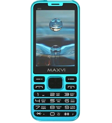 Сотовые телефоны Maxvi X10 aqua blue 3698 от магазина Zakaz43