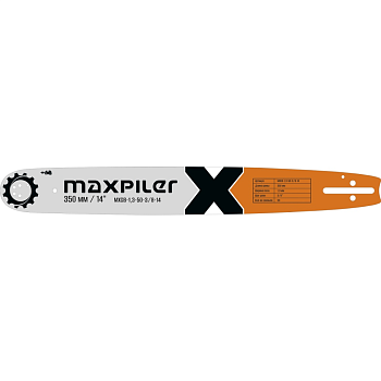 Шины Шина 14'' 3/8P 1,3мм 50зв. "MXGB-1,3-50-3/8-14" (Maxpiler) — фото, цена, купить