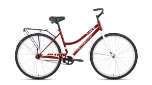 28 ALTAIR CITY LOW 28 (28" 1 ск. рост. 19") 2023, темно-красный/белый, RB3C8100FDRDXWH велосипед