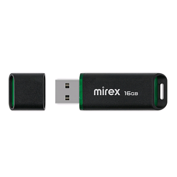 Флэш память USB 16GB Mirex Spacer Черный (13600-FMUSBK16) — фото, цена, купить