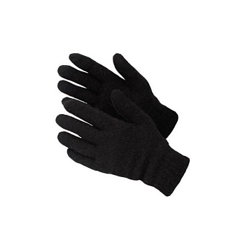 Перчатки Перчатки х/б Зимние Мастер, без пвх чёрные, двойные — фото, цена, купить