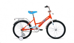 20 ALTAIR KIDS 20 (рост 13") белый/оранжевый Велосипед велосипед