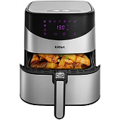 Аэрогрили Kitfort КТ-2231 серебристый — фото, цена, купить