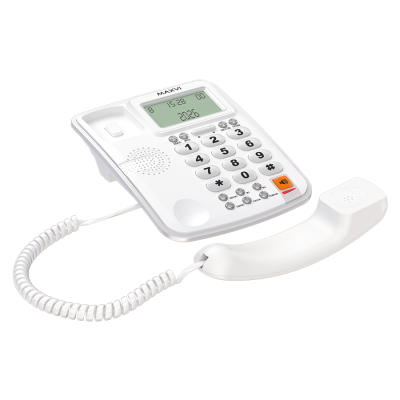 Телефоны проводные Maxvi CB-02 white 00000005787 от магазина Zakaz43