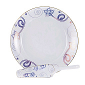 Тарелки,миски,салатники Набор для торта 2 пр Аврора Алия 30см керам 113-19046 — фото, цена, купить