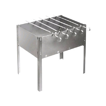 Уценённые товары Мангал разборный 350*250*350*0,5мм Эконом в сумке+шампура * УЦЕНКА — фото, цена, купить