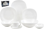 Сервиз столовый 38пр 38PC LFP WHITE  (квадрат) 