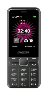 Digma Linx A241 32Mb черный Телефон мобильный