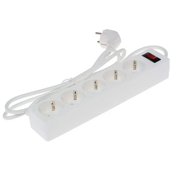 Сетевые фильтры Defender ES 1.8 м, белый, 5 розеток — фото, цена, купить