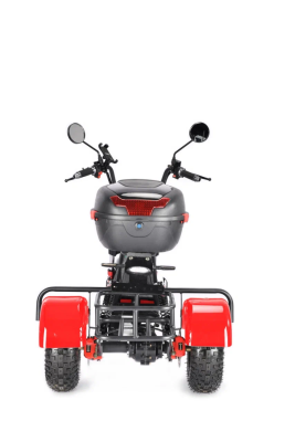 Электротрицикл White Siberia Trike Mini Red 1500W  от магазина Zakaz43