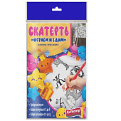 Кухонные принадлежности Скатерть-раскраска одноразовая 110х150см Играем и едим ПСД Авикомп — фото, цена, купить