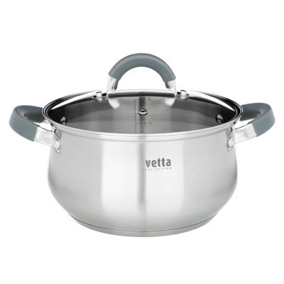 Кастрюли VETTA Вена 822-064 3,6л. со стекл. крышкой, индукция 822-064 от магазина Zakaz43
