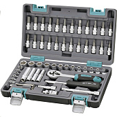 Наборы инструментов Набор инструментов, 1/4" , CrV, в кейсе 57 предм Вихрь — фото, цена, купить