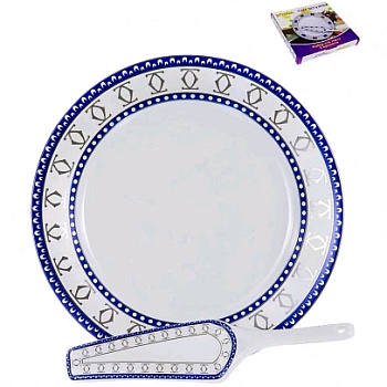 Набор для торта 2 пр Венера Тания 30см керам 114-19021