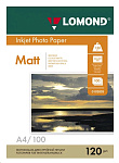 Lomond A4 120г/м2 100л.,матовая (0102003) Фотобумага