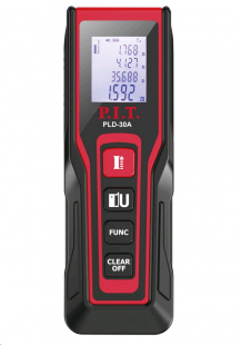 Дальномер лазерный PLD-30A (дальность 30м,авто откл, время измерения 0,1-3 с, питание ААА) лазерный уровень