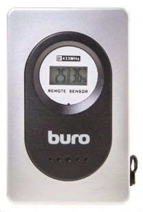 Buro H999E/G/T серебристый/черный Термометр