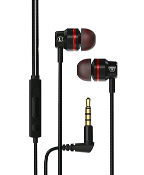 Наушники Maxvi MHF-04 black-red — фото, цена, купить