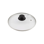 Крышки Mallony 987016 22см, стекло/металл/пластик, метал.обод, паровыпуск — фото, цена, купить