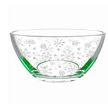 Салатник стекл Снегопад 16см 700мл