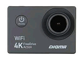 Видеорегистраторы Digma FreeDrive Action 4K WiFi черный 8Mpix 2160x3840 2160p 150гр. Allwinner V3 — фото, цена, купить