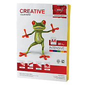 Офисная бумага Creative COLOR, А4, 80 Г/М2, 100 Л., ИНТЕНСИВ, ЖЕЛТАЯ, БИPR-100Ж 45216 — фото, цена, купить