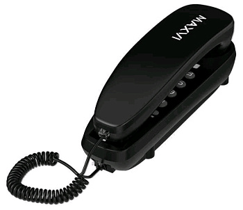 Телефоны проводные Maxvi CS-01 black — фото, цена, купить