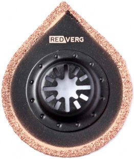 Полотно пильное RedVerg с твердосплавным зерном для МФИ 87х72х0,8мм(820811) Насадка пильная