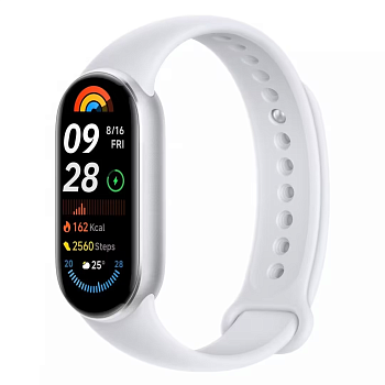 Смарт-часы и браслеты Xiaomi Smart Band 9 Glacier Silver — фото, цена, купить