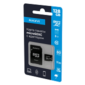 Карты памяти micro SDXC 128GB Maxvi class 10, UHS-I (3), V30 (MSD128GBC10V30) — фото, цена, купить