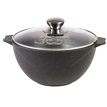 Утятницы,казаны Мечта "Гранит black"  56802 а/п литой — фото, цена, купить