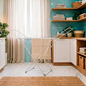 Сушилка для белья Сушилка для белья напольная NIKA 20 м СБ2Б белая — фото, цена, купить