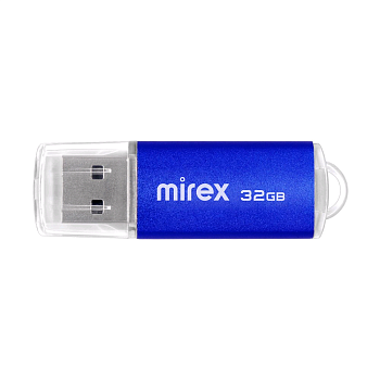 Флэш память USB 32GB Mirex Unit Синий (13600-FMUAQU32) — фото, цена, купить