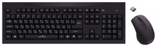 Oklick 210M клав:черный мышь:черный USB беспроводная Клавиатура+мышь