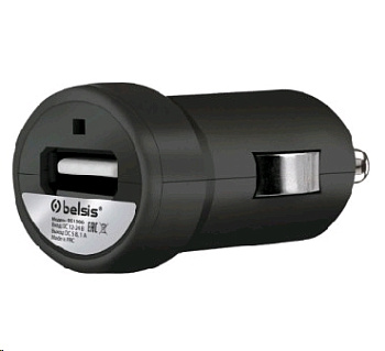 Адаптер для телефона Belsis АЗУ 1 USB 0.5 А, черный (SP3208B) — фото, цена, купить