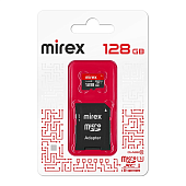 Карты памяти micro SDHC 128GB Class 10, UHS-I, U3 Mirex + adapter (13613-AD3UH128) — фото, цена, купить