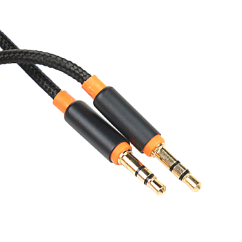 Видеокабели и переходники Аудиокабель (3.5mm Jack M - 3.5mm Jack M) 1.5м Jet.A JA-AC02 Black — фото, цена, купить