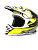 HIZER B6195 #2 (XL) black/yellow Мотошлем